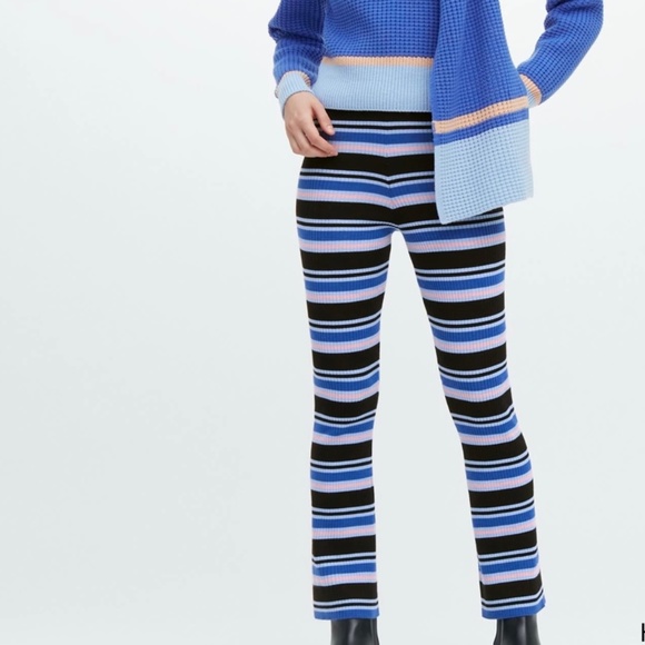 Uniqlo MARNI Merino Blend Knitted Pants Semi Flare size XL NEW - Picture 1 of 2